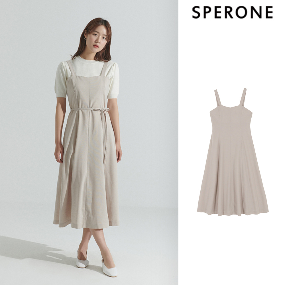 【SPERONE】Marquis Heart Shape Sleeveless One Piece