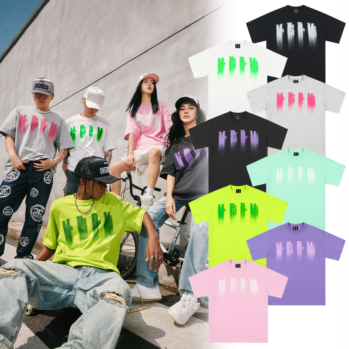 MEDM ミスターエンジョイダマネー オーバーサイズ 半袖 Tシャツ