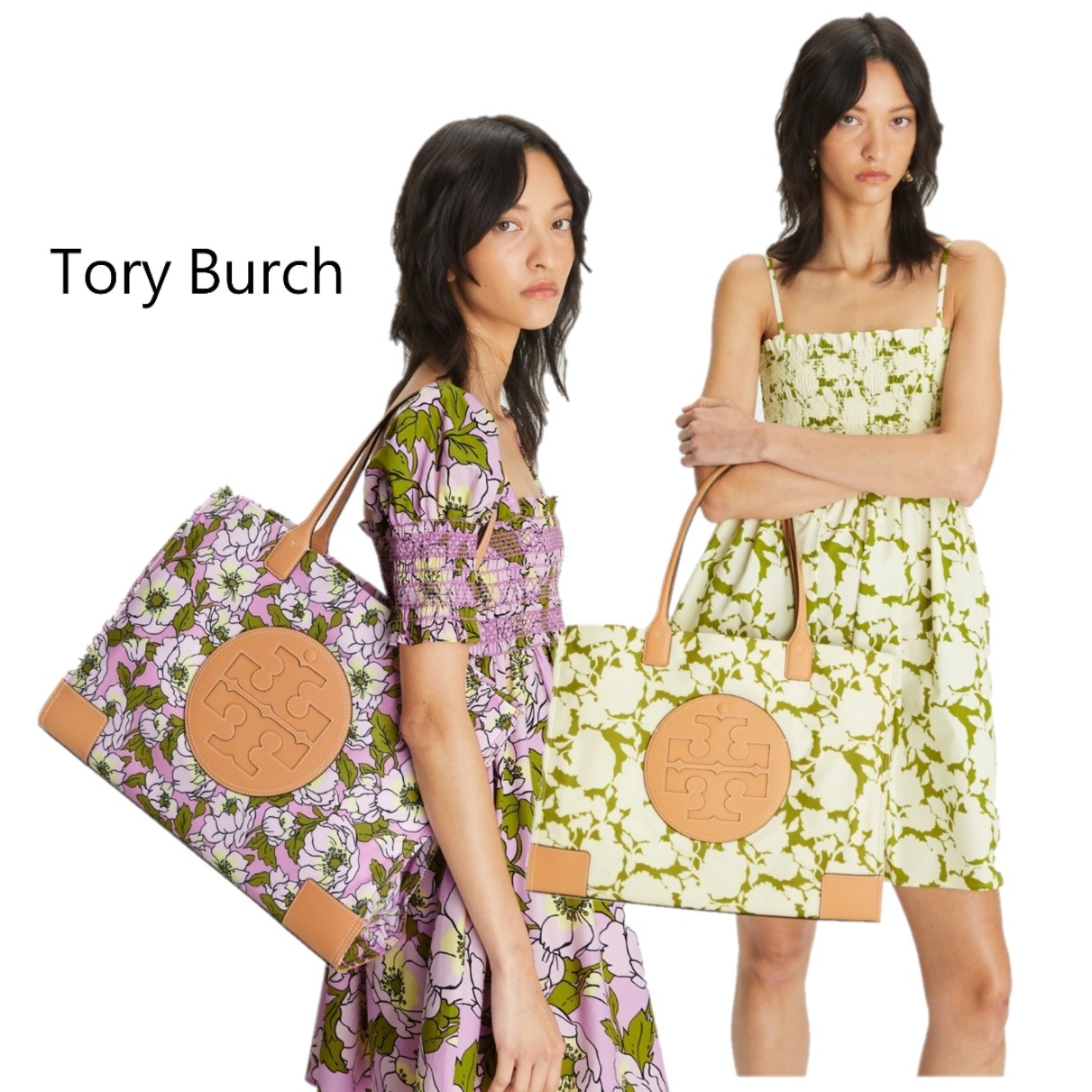 新作【Tory Burch】 ELLA PRINTED TOTE 大容量でオシャレ トート