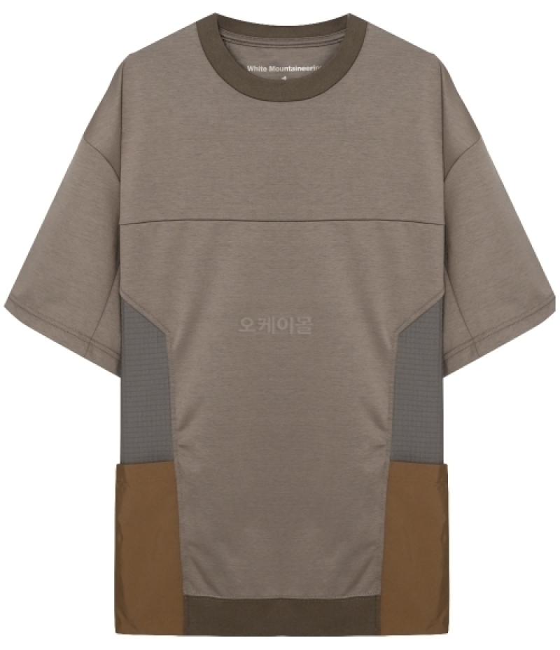 WHITE MOUNTAINEERING｜SHORT-SLEEVED ROUND NECK T-SHIRTS