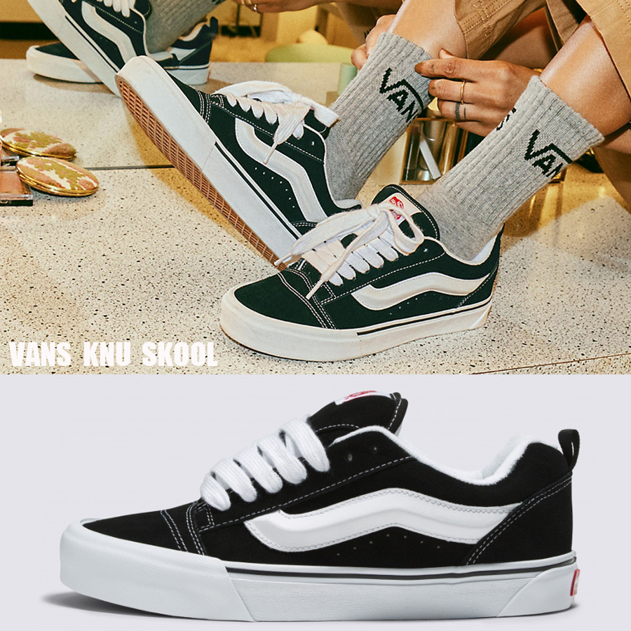 VANS☆KNU SKOOL☆兼用☆BLACK/TRUE WHITE (VANS/スニーカー