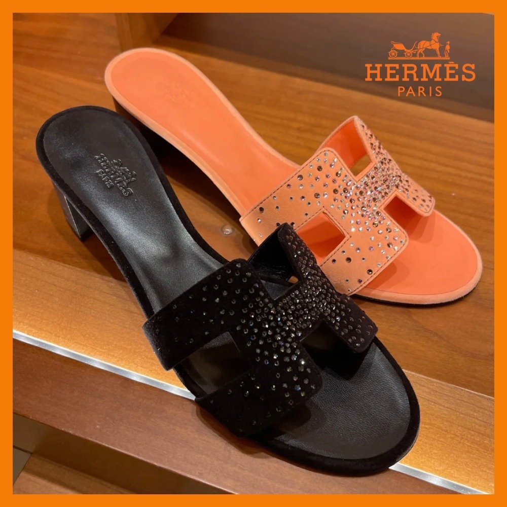 【上品で合わせやすい♪】HERMES★オアジス サンダル