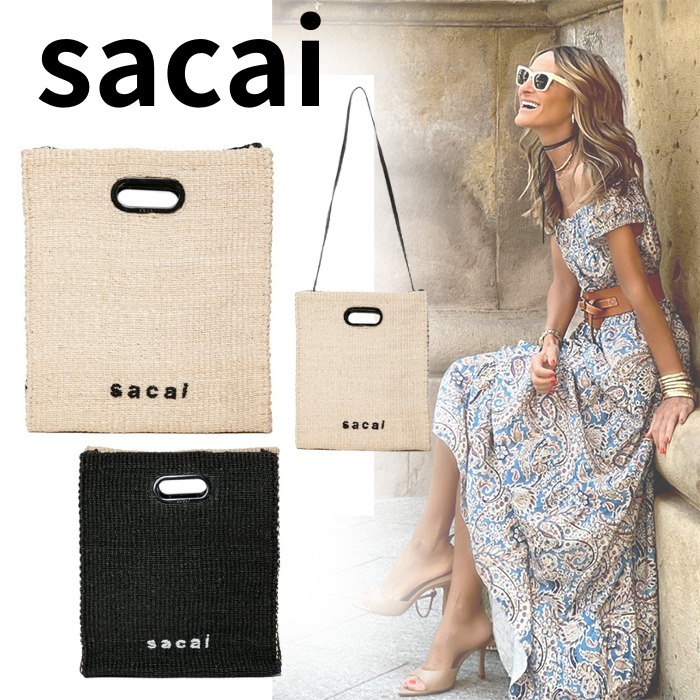 **sacai** Abaka Shopper Bag Medium  リバーシブルバッグ