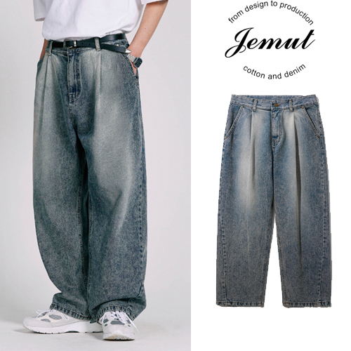 JEMUT正規品★23SS★Snow Washing ワイドデニムパンツ