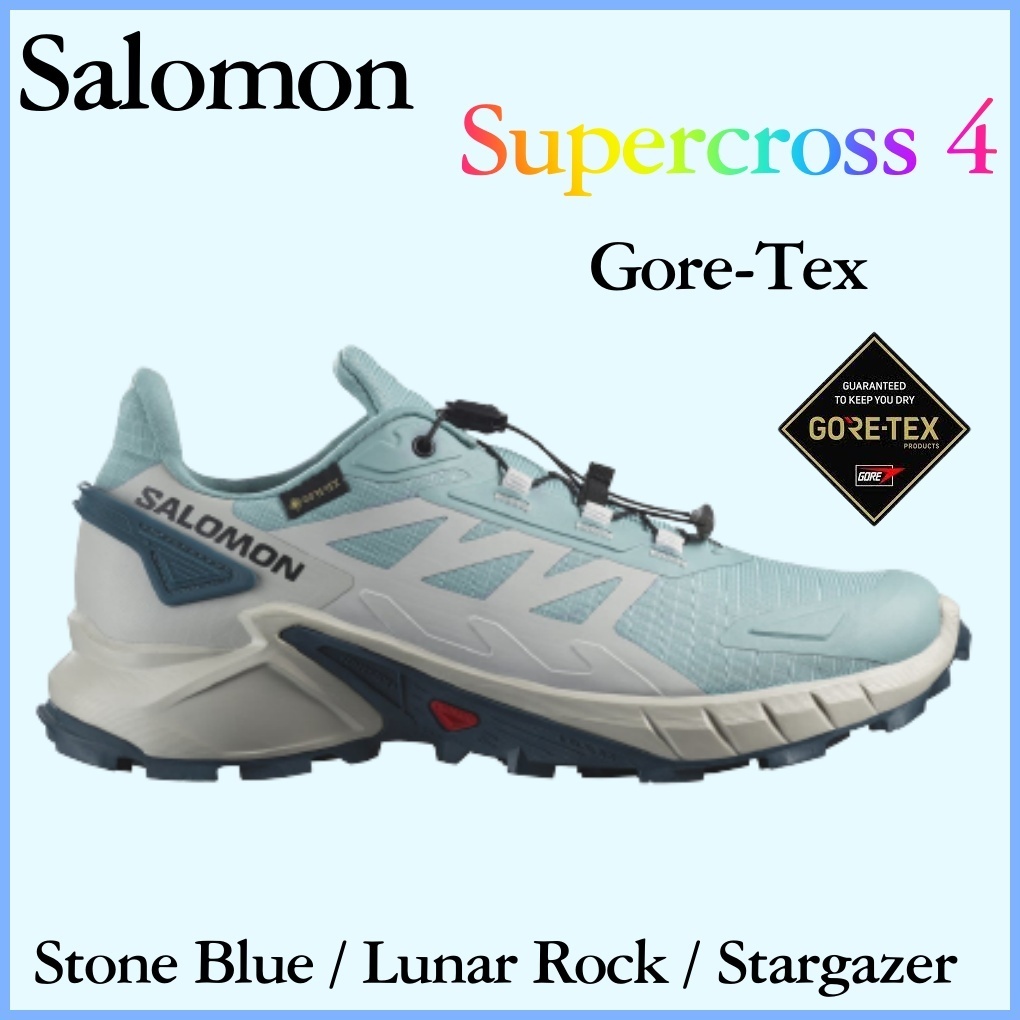 SALOMON Supercross 4 GTX 女性用トレイルランニングシューズ