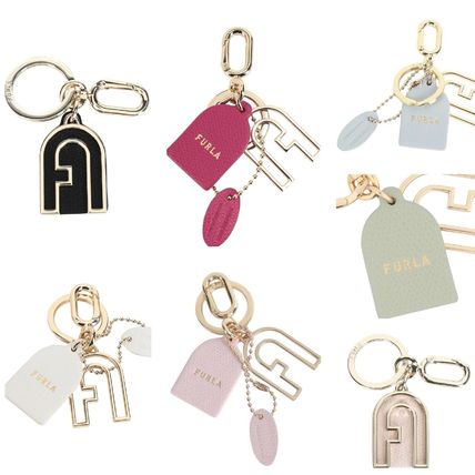 FURLA Keychains & Bag Charms Plain Logo Keychains & Bag Charms