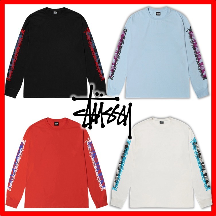 ★【STUSSY】★YOUTH BRIGADE PIGMENT DYED LS TE.E★