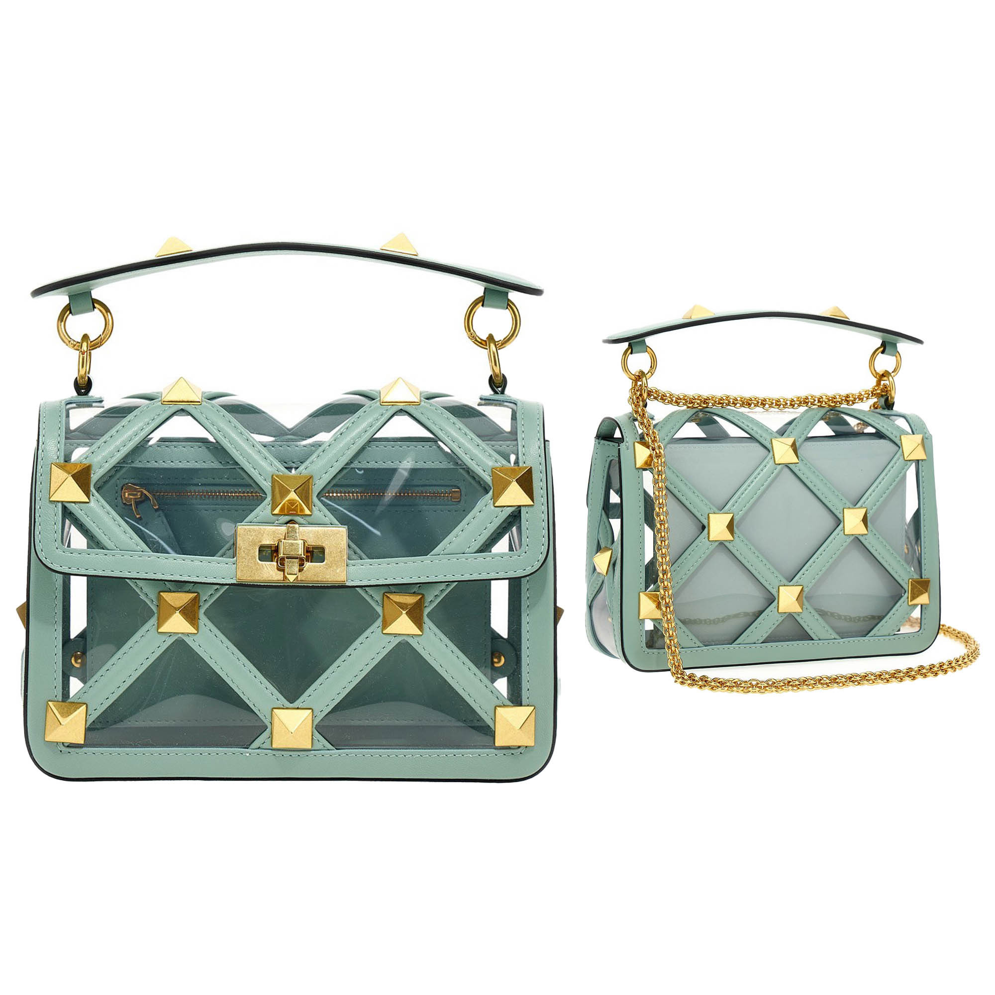 新品、未使用品) 関税込VALENTINO ローマンスタッズ ミディアム