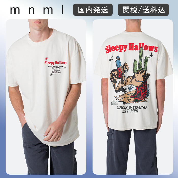 大人気！mnml★ウエスタン フロント Tシャツ★クーポン付き