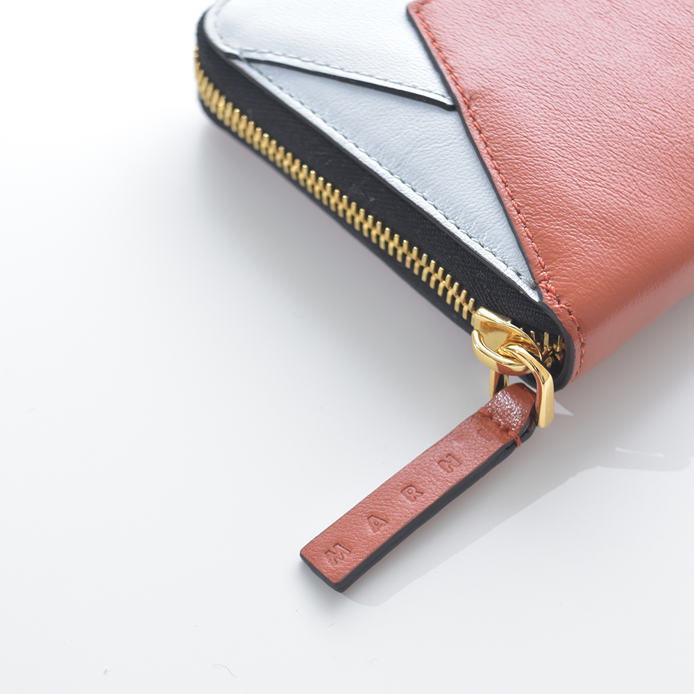 マルニ 長財布 レディース レッド ブラウン MARNI PFMO0058U1 マルニ 長財布 レディース レッド ブラウン MARNI PFMO0058U1 長財布