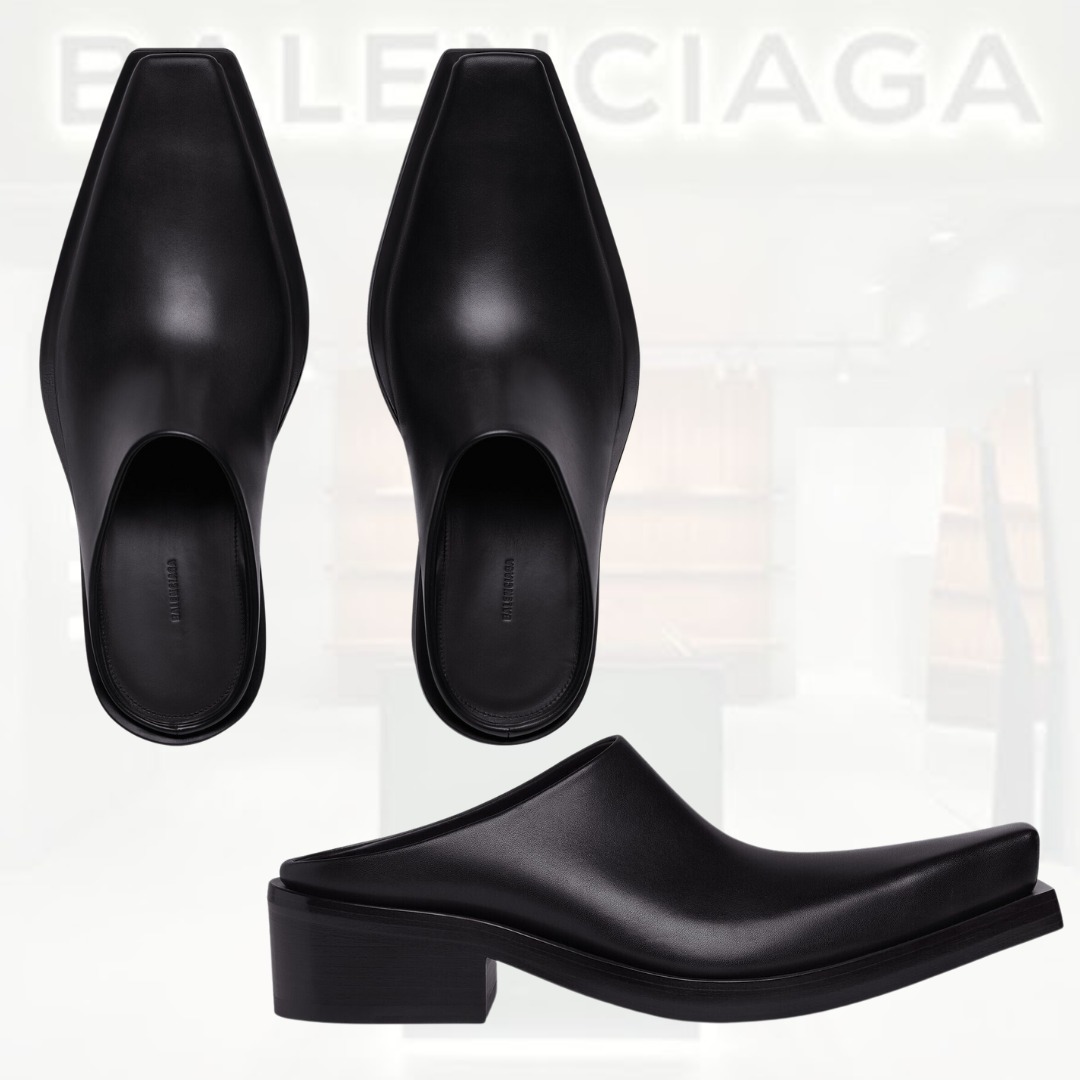 送料込直営店+BALENCIAGA+SANTIAGO ミュール