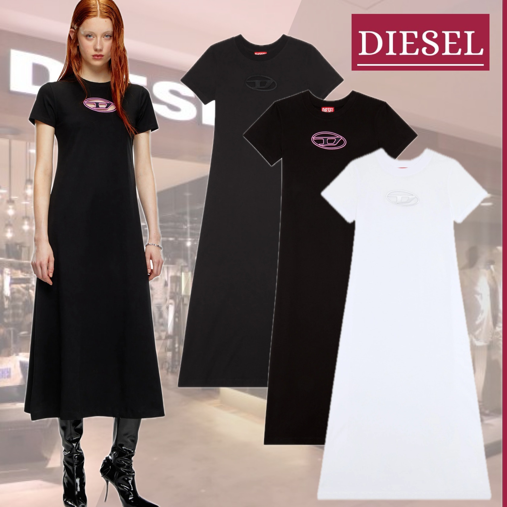 DIESEL (ディーゼル) ワンピース レディース DIESEL (ディーゼル) ワンピース レディース