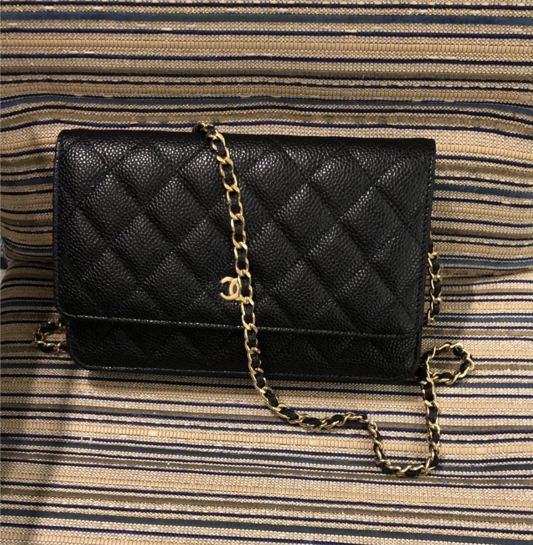 【CHANEL】１点限り！クラシック マトラッセ チェーンウォレット