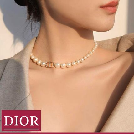 Christian Dior Necklaces & Pendants Casual Style Blended Fabrics Party Style Elegant Style