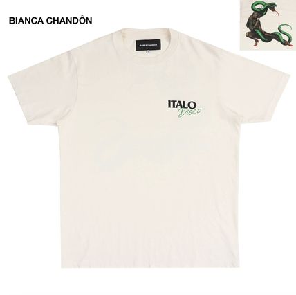 BIANCA CHANDON More T-Shirts Unisex Street Style Cotton Short Sleeves Logo Skater Style