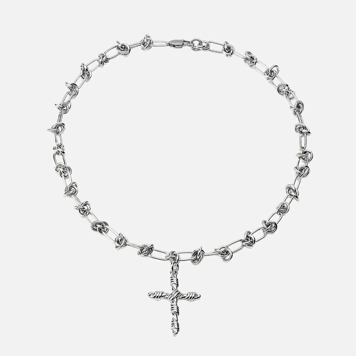 国内で当店のみ Supermade - Hip Hop Knotted Chain Necklace
