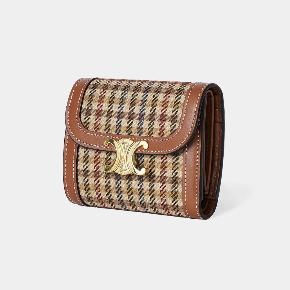 ★ CELINE ★ ロゴ付き折りたたみ財布【多色在庫】-1591-