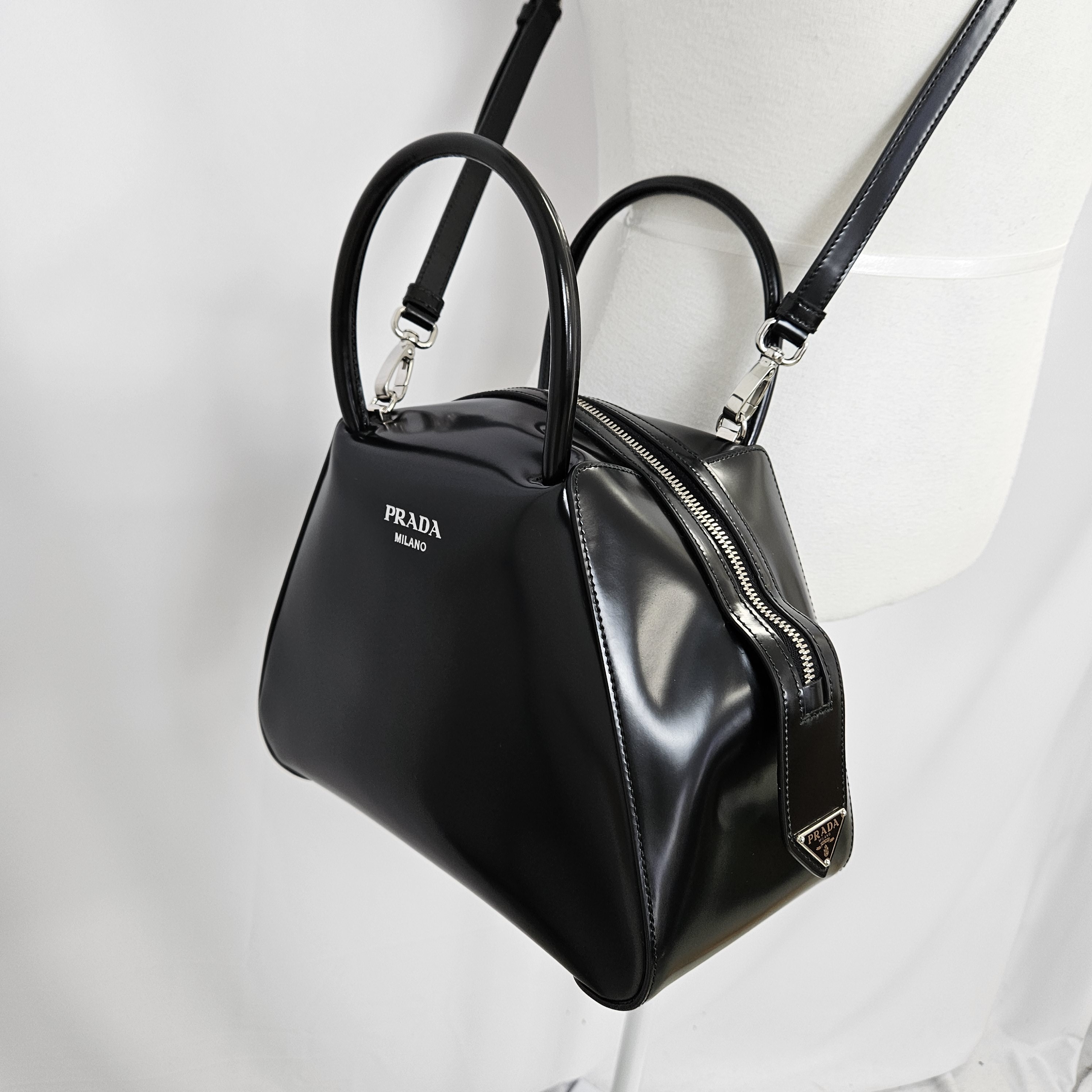 ☆関税込☆PRADA☆スーパーノヴァ スモール レザー ハンドバッグ