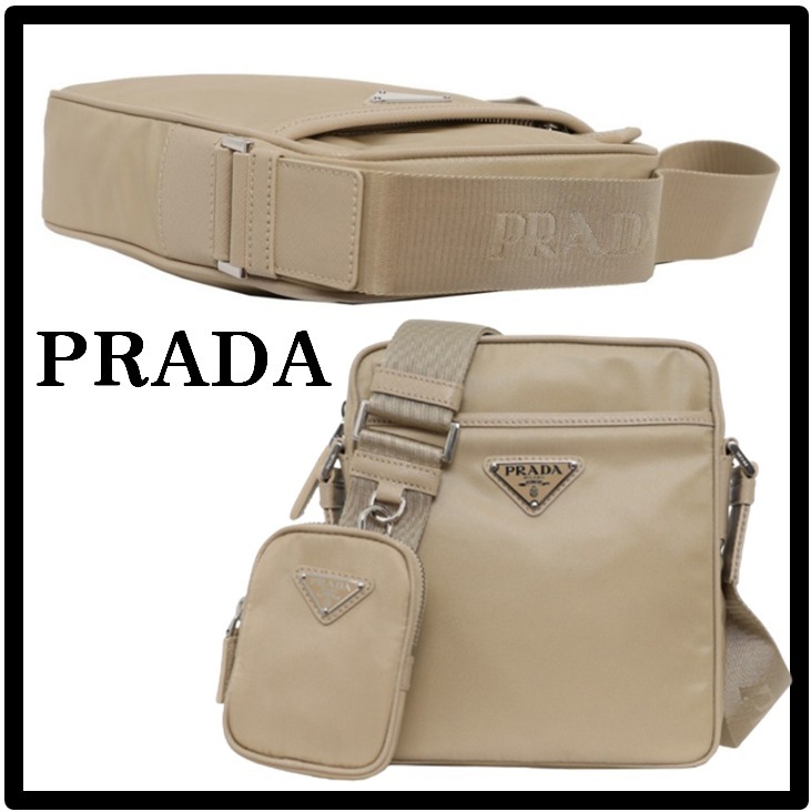 ★関税込★PRADA★RENYLON ロゴ ショルダーバッグ★