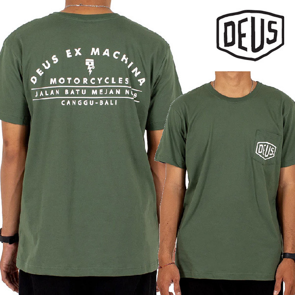 Deus Ex Machina☆CANGGU ADDRESS OG コットン半袖T シャツ