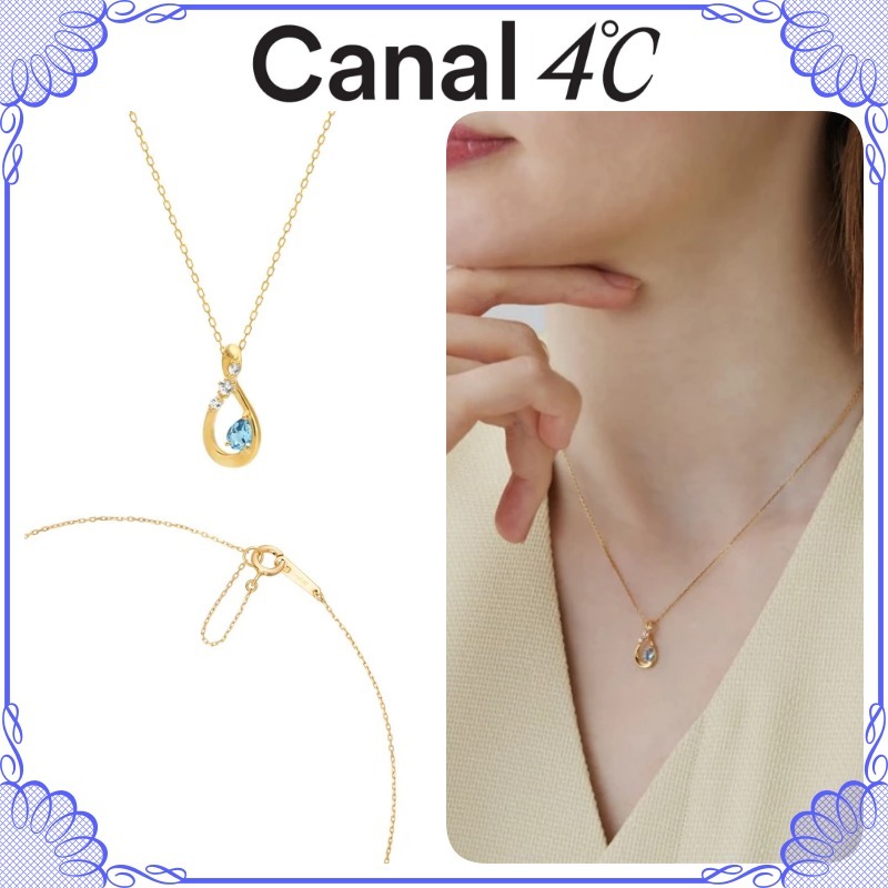 大人気!! Canal 4℃ シルバー エタニティモチーフ ネックレス