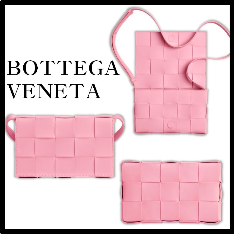 ★関税込★BOTTEGA VENETA★CASSETTE ショルダーバッグ★PINK