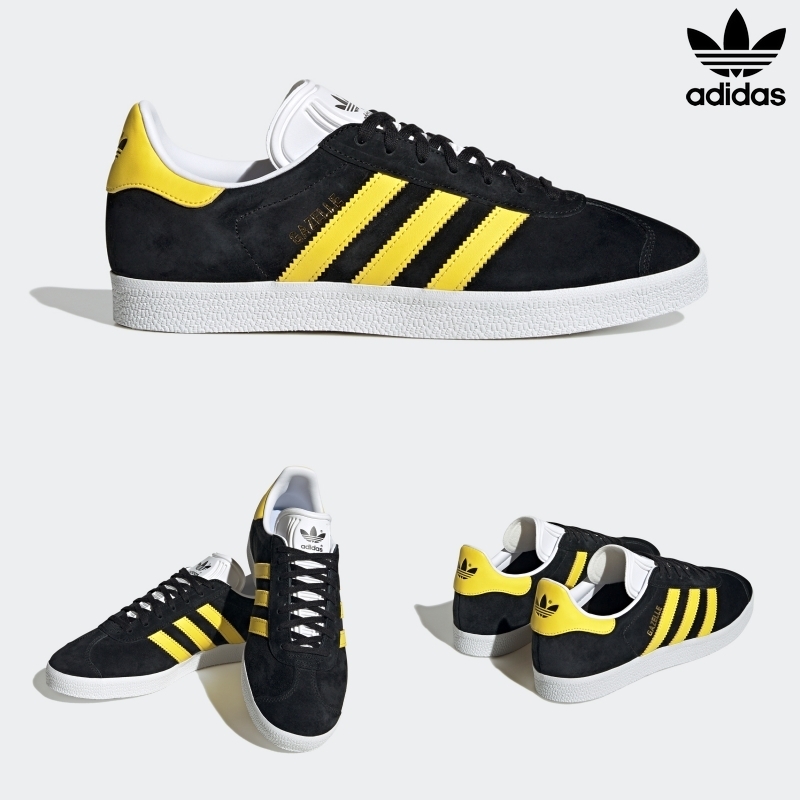[ADIDAS] スニーカー ガゼル GAZELLE ブラック IG0669