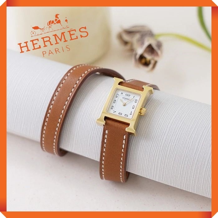 超かわいく♪HERMES★腕時計ベルト♪ Heure Hウォッチ ミニ