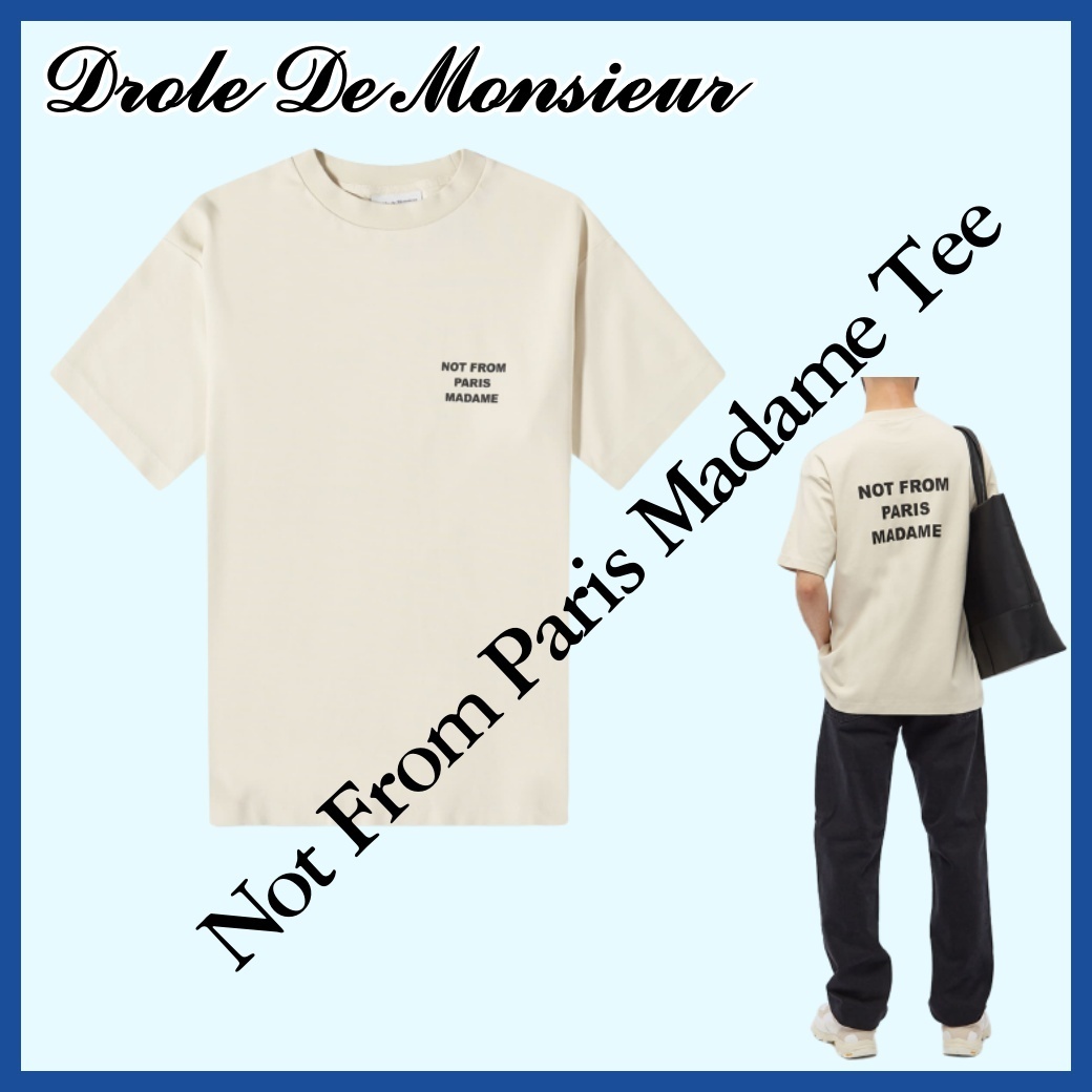 Tシャツ・カットソー DROLE DE MONSIEUR NOT FROM PARIS MADAME TEE