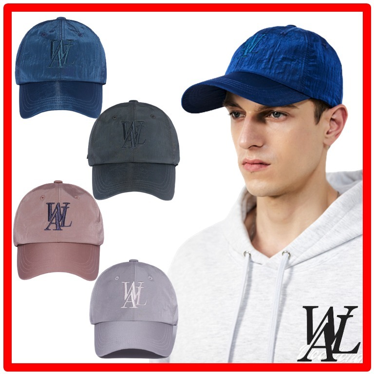 ★23SS★【WOOALONG】★Signature Logo ball cap NYLO.N★