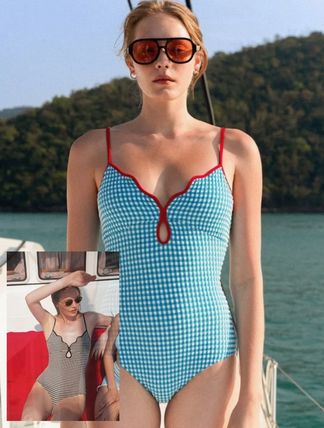 APRILPOOLDAY More Swimwear Gingham Swimwear