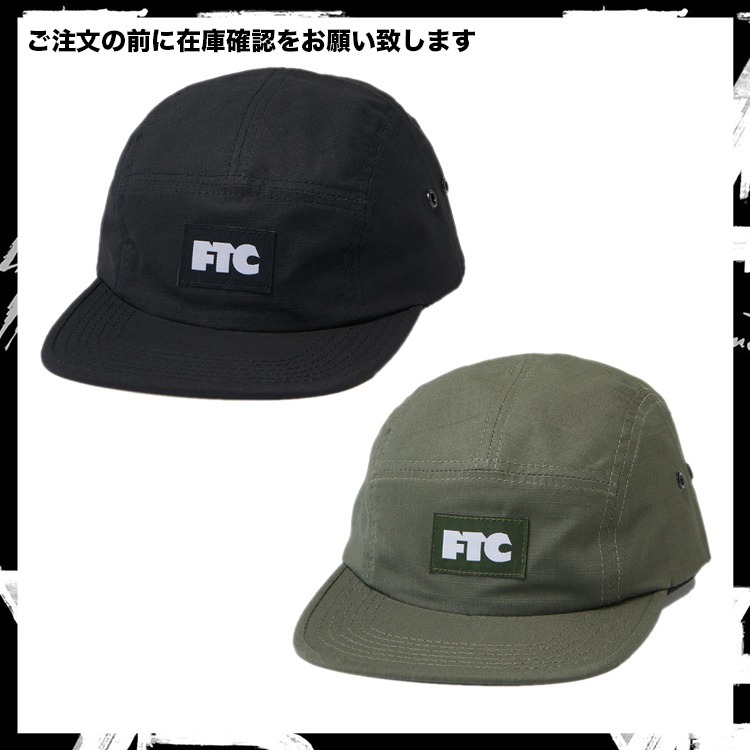 FTC◇RIPSTOP CAMPER ロゴ キャップfc クーポン利用で50%OFF メンズ