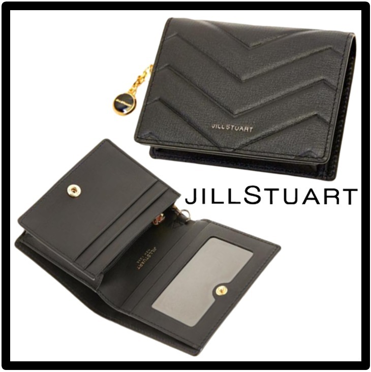 ☆関税込☆JILLSTUART★MOMA LEATHER 2-TIER HALF WALLET★