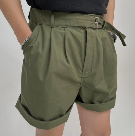 ハーフ・ショートパンツ IONSEOUL Pekker Gurkha Half Pants (3 color) BBU1057