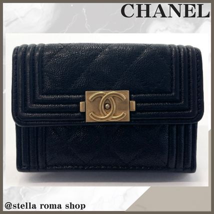CHANEL ボーイシャネル BOY CHANEL スモールウォレット ブラック
