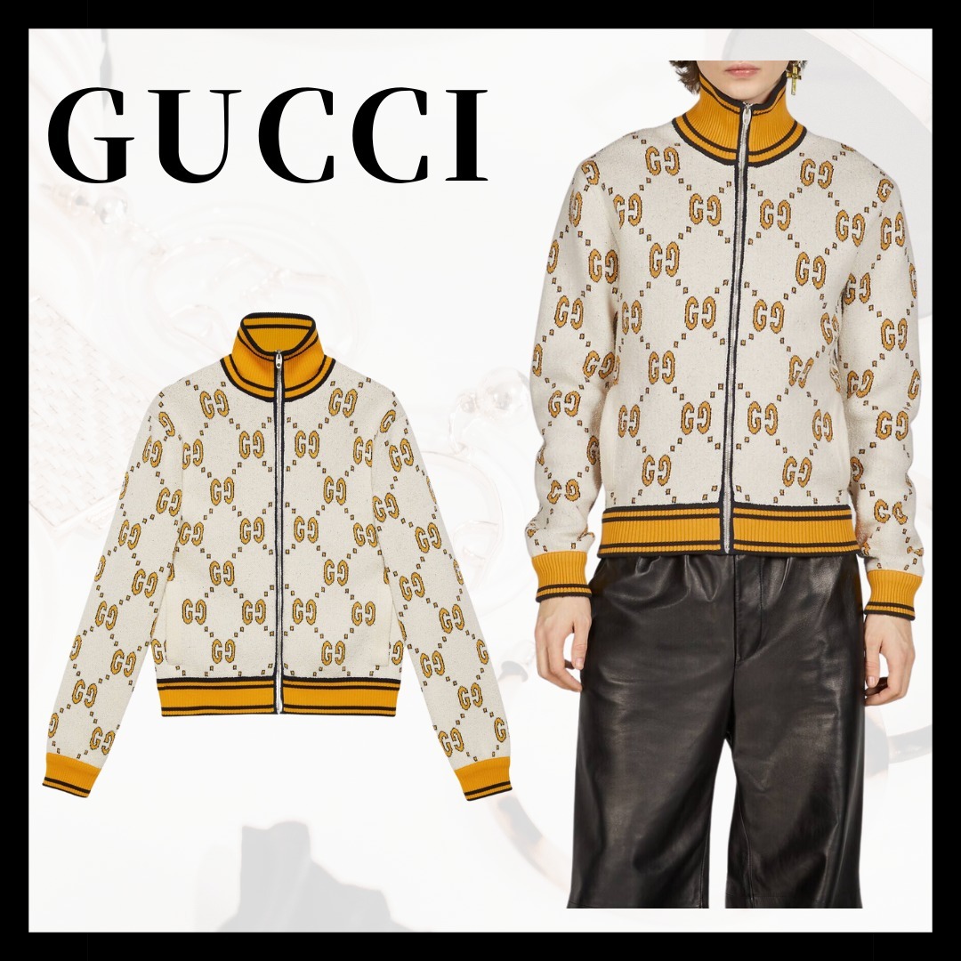 期間限定値引き □GUCCI□グッチ GG ロゴ コットン ジップ ジャケット