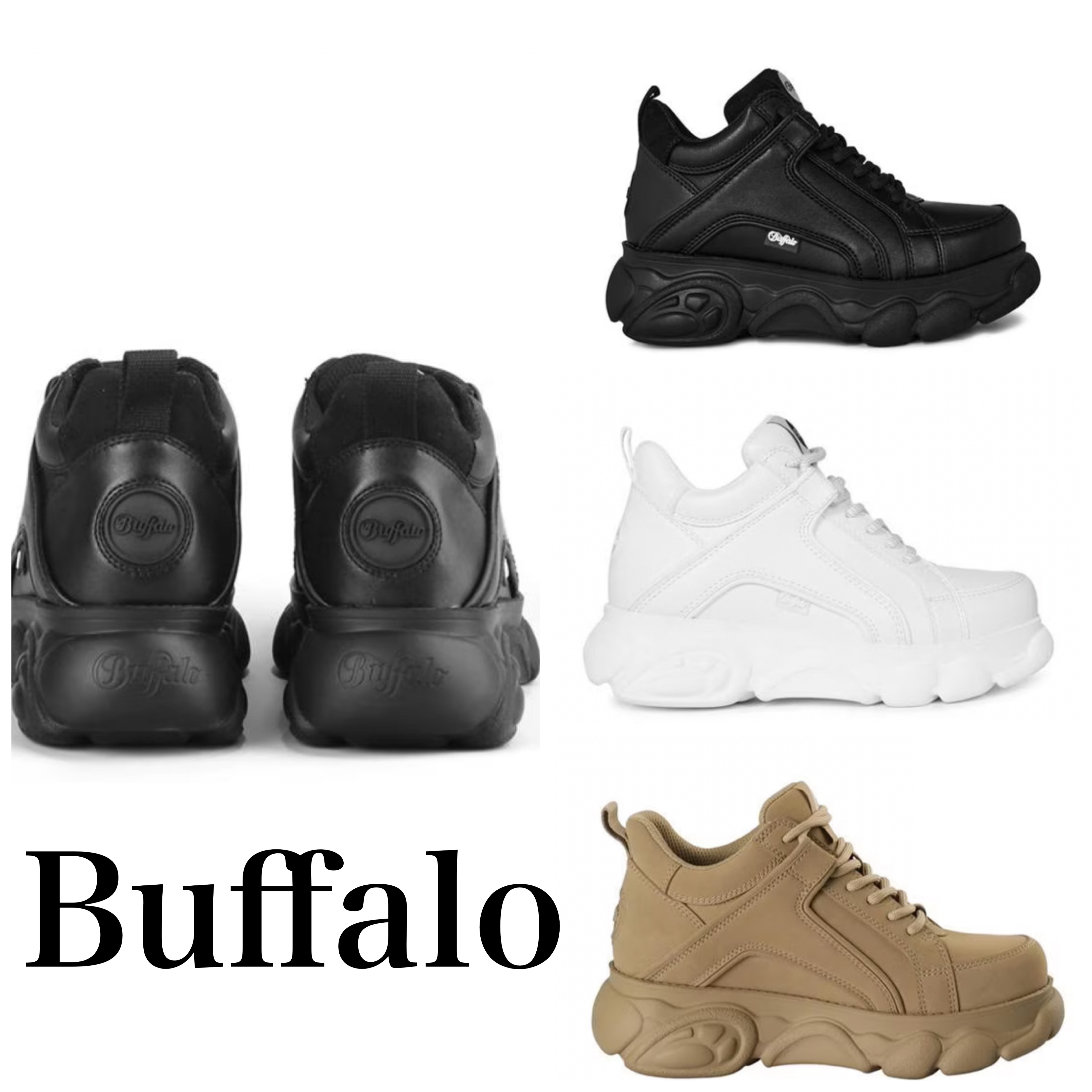 【日本未入荷】Buffalo☆厚底スニーカー 3色展開【UK発】