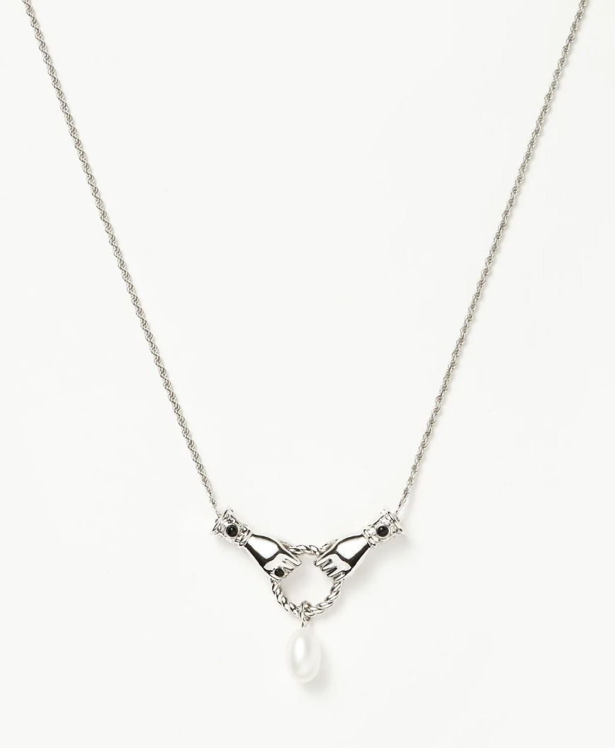 国内未発売【MISSOMA】 BTSテテ着用 ハンズ ドロップ ネックレス BTSテテ着用☆MISSOMA☆イングッドハンズドロップネックレス