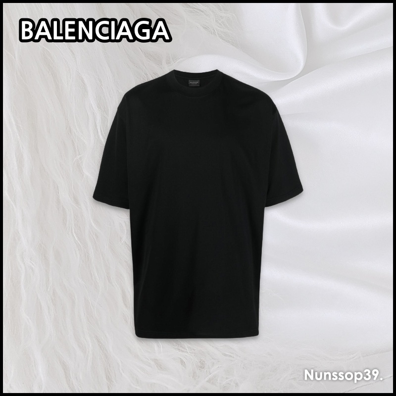 BALENCIAGA》 724514 TNVL9 1070 CARE LABEL Tシャツ (BALENCIAGA/T