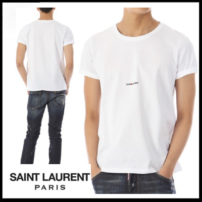 (サンローラン) SAINT LAURENT ロゴ Tシャツ 464572 YB2DQ 9000