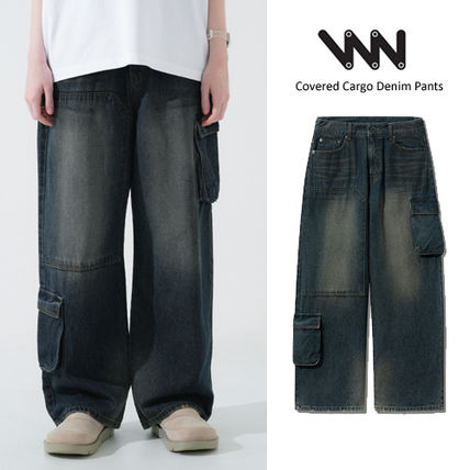 ☆韓国の人気☆【WV PROJECT】☆Under dart Denim Pant.s☆ WV PROJECT(ダブリューブイプロジェクト) デニム・ジーパン