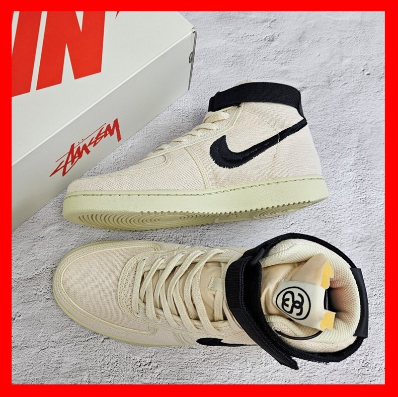 ナイキ×ステューシーコラボ☆Nike x Stussy Vandal High Fossil
