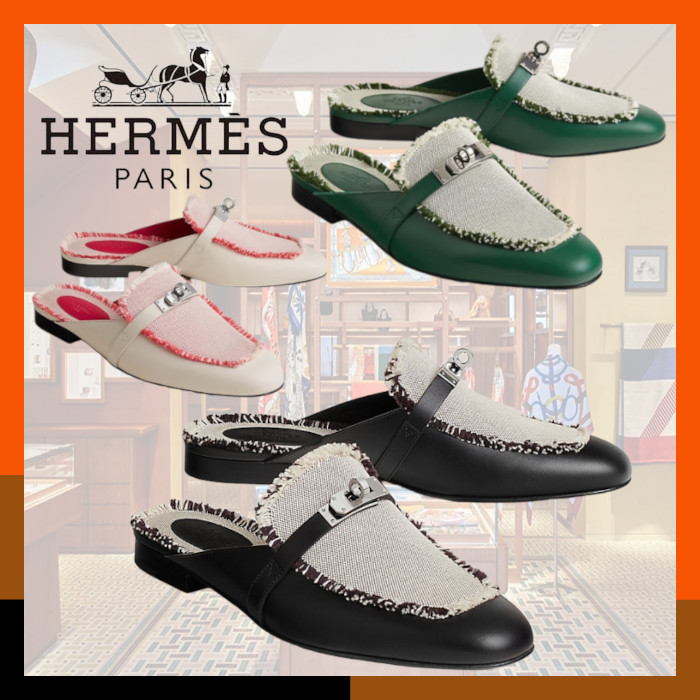 HERMES 新作 上品ミュールサンダル 洗練 ケリーバックル オズ Oz