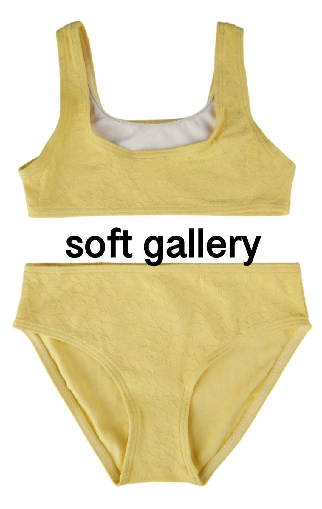 デンマークブランドsoft galleryポップコーン素材セパレート水着