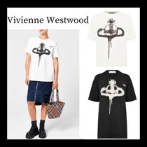 関税送料込【Vivienne Westwood】スプレーオーブ ロゴTシャツ