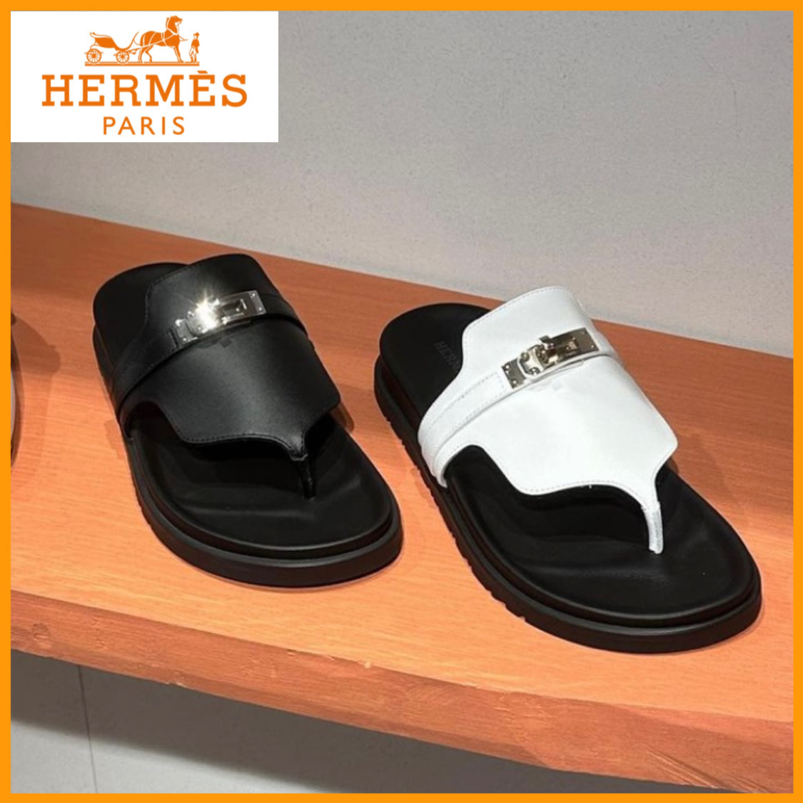 値下げ ケリーバックルが素敵【HERMES】エルメスサンダル アンピール