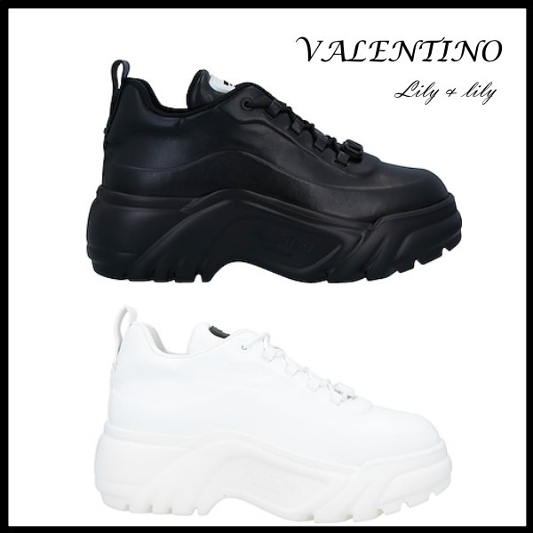 VALENTINO GARAVANI◆厚底 レザー スニーカー 2色◆関税送料込み