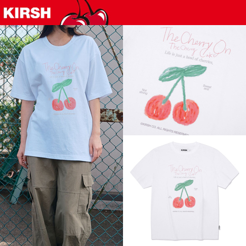 ★2023SS新作★KIRSH★HAND PAINTING GRAPHIC T-SHIRT