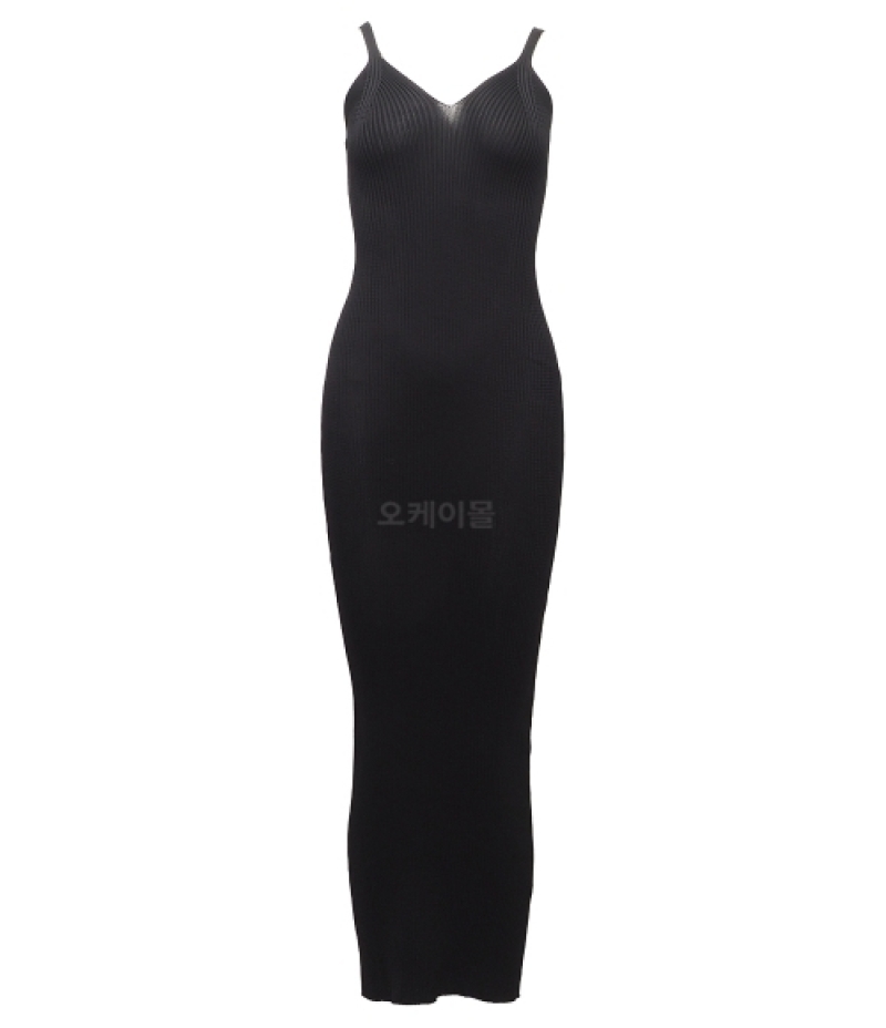 OUR LEGACY｜DRESSES (KNITTED SINGLET DRESS Super Black P