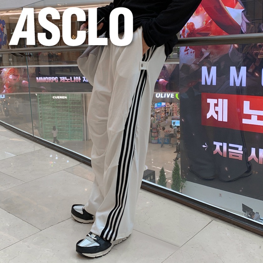 トラックパンツ・ジャージ Garments Baggy Track Pants (2color)